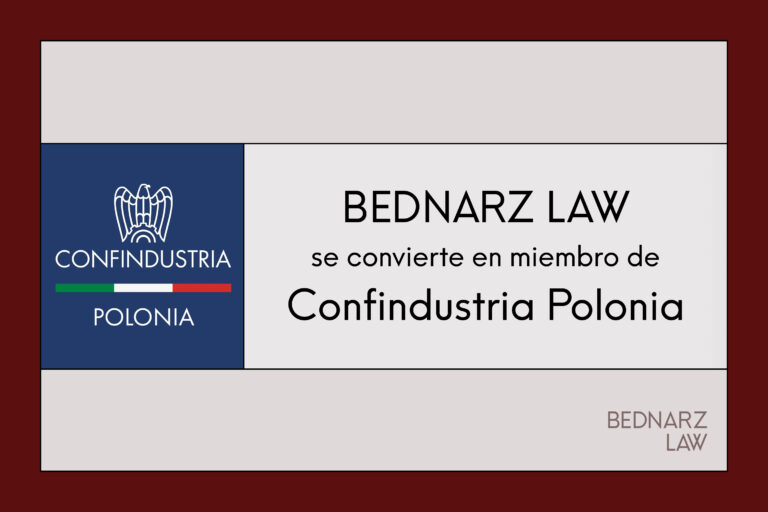 BEDNARZ LAW se une a Confindustria Polonia